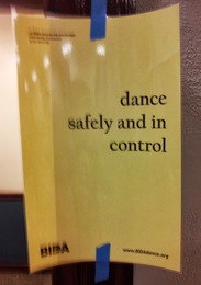 dance safely and in control