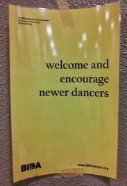 welcome and encourage newer dancers