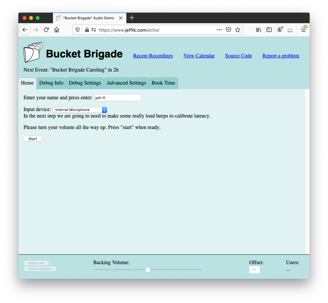 New Bucket Brigade UI