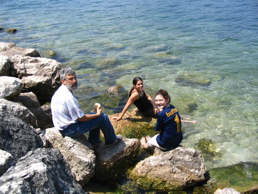 Rick, Alice, Mary; Lago di Garda
