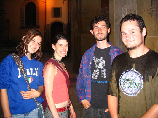Mary, Rose, Jeff, Stevie; Arezzo