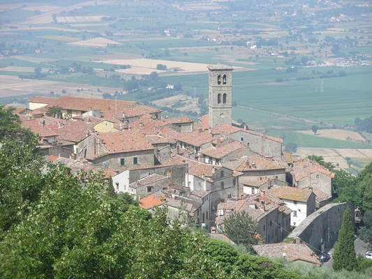 Cortona; Above