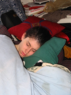 Rose sleeping, Pip
